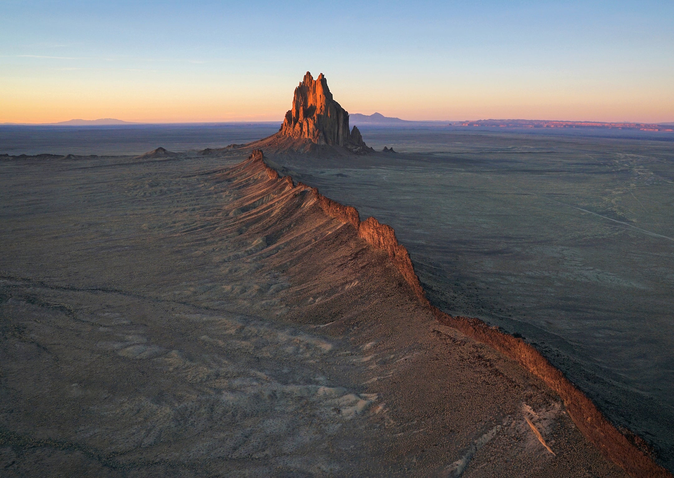 Shiprock Sunset